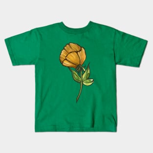 Yellow Flower Kids T-Shirt